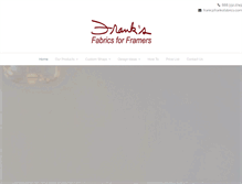 Tablet Screenshot of franksfabrics.com